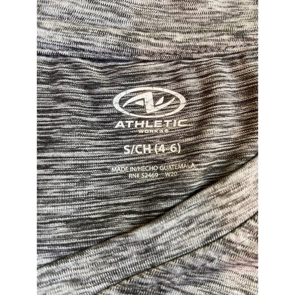 Athletic Works Womens Small T Shirt Gray Short Sleeve V-Neck Activewear Athleisu - Picture 3 of 8
